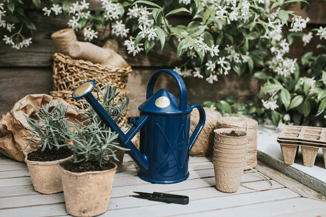 Indoor Plastic Watering Can|The HAWS The Bartley Burbler - Two Pint|Pot - Diamond Home USA