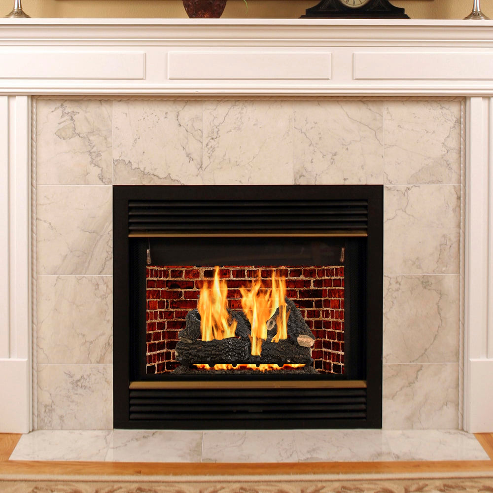 Pleasant Hearth 30" Arlington Ash Vented Gas Log Set 65 000 BTU's - Diamond Home USA