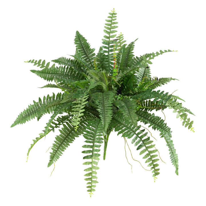Nearly Natural 40IN al Boston Fern Large Hanging Plant Set of 2 - Diamond Home USA