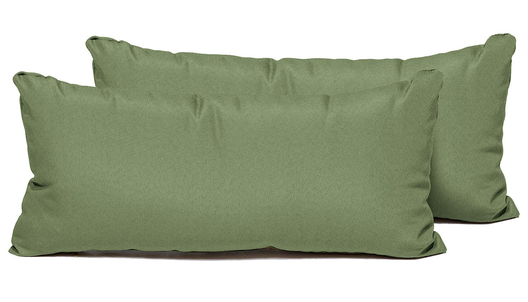 TKC Outdoor Throw Pillows Rectangle in Cilantro (Set of 2)