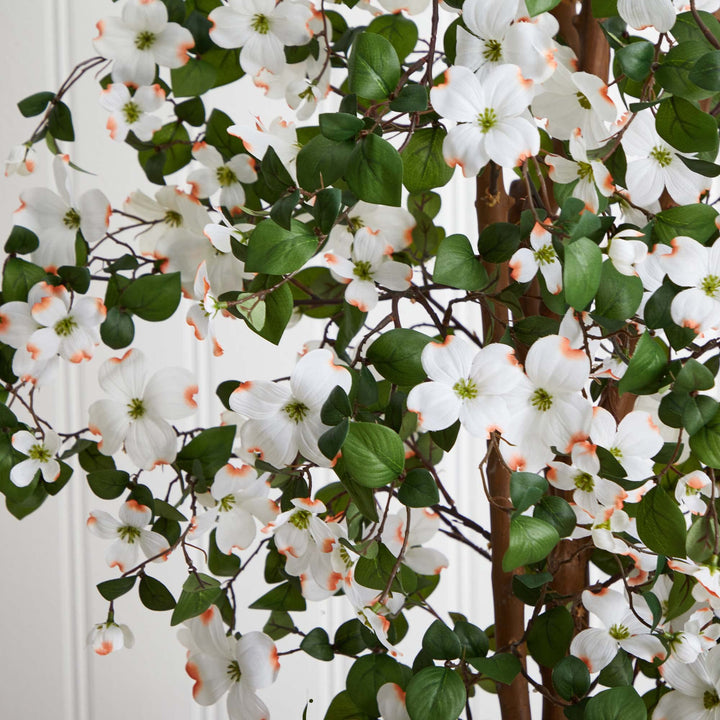 Nearly Natural 5ft. Dogwood Silk Tree - Diamond Home USA