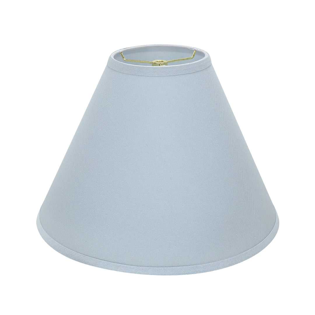 Hardback Empire Shaped Spider Construction Lamp Shade In Light Blue (6" X 16" - Diamond Home USA