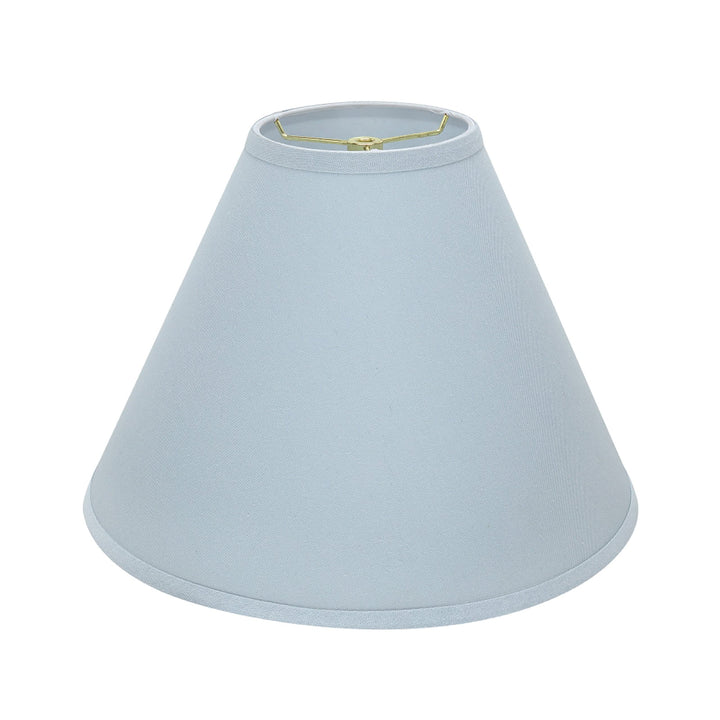 Hardback Empire Shaped Spider Construction Lamp Shade In Light Blue (6" X 16" - Diamond Home USA