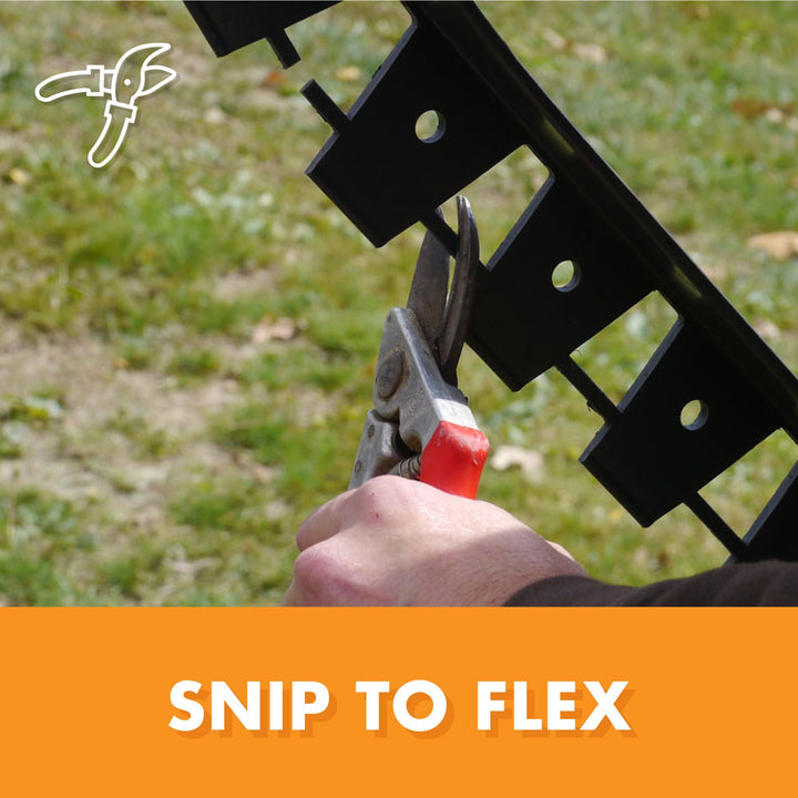 EasyFlex Snip-to-Flex Paver Edging 60-Feet Black - Diamond Home USA