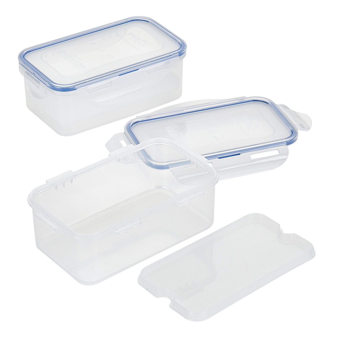 Set of 2 Specialty Butter Cheese Container 25 Oz Clear Plastic Piece