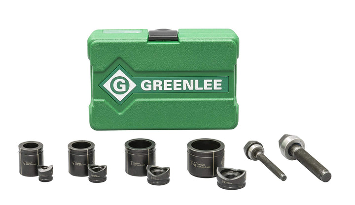 Greenlee 735BB Round Knockout Punch Kit 1/2 to 1-1/4 In - Diamond Home USA