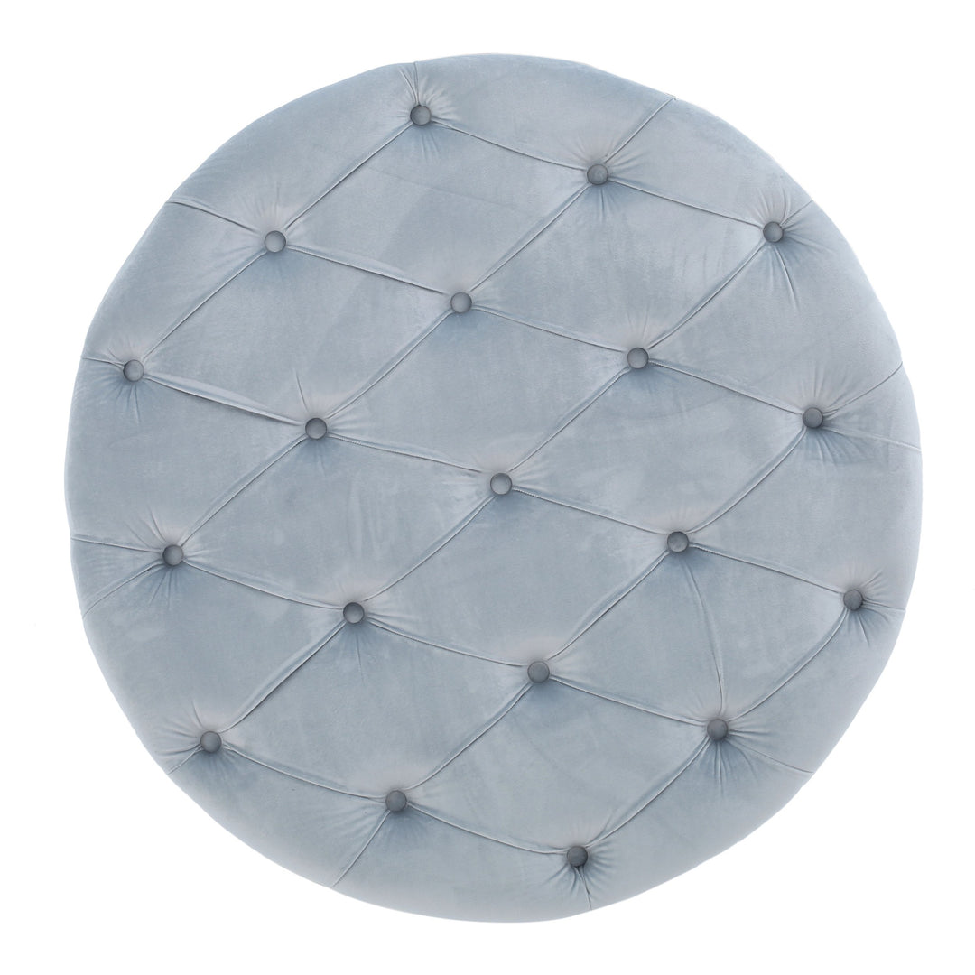 Christopher Knight Home Zelfa Velvet Ottoman 29.5” x 29.5’x 18”