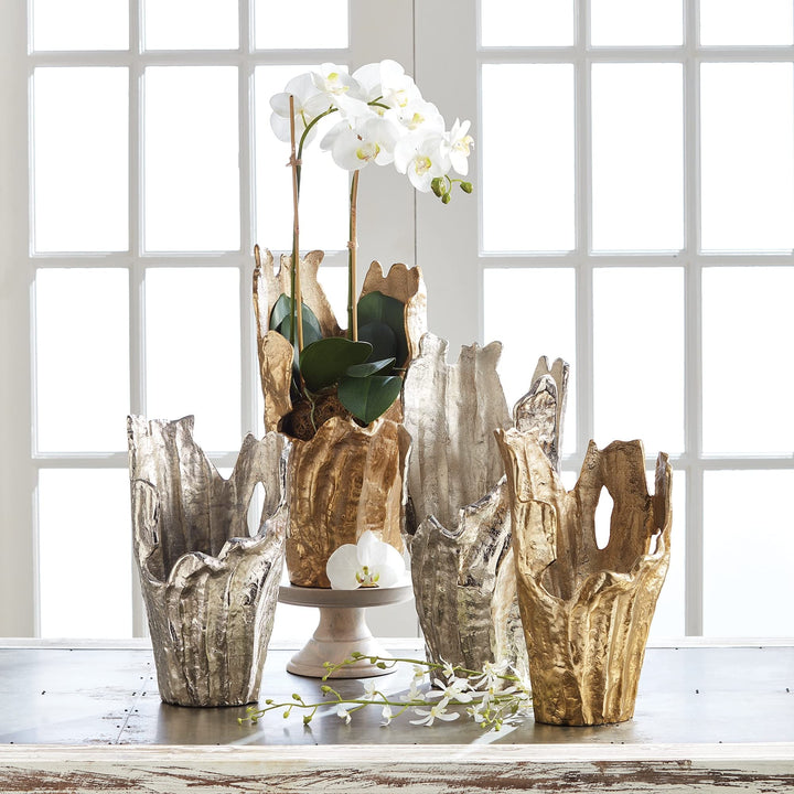 Vase Large Silver - Diamond Home USA