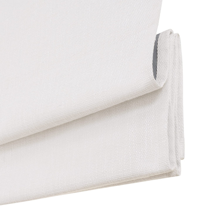 Eclipse Drew Noise Reducing Blackout Cordless Lined Window Roman Shade for 33x64 - White - Diamond Home USA