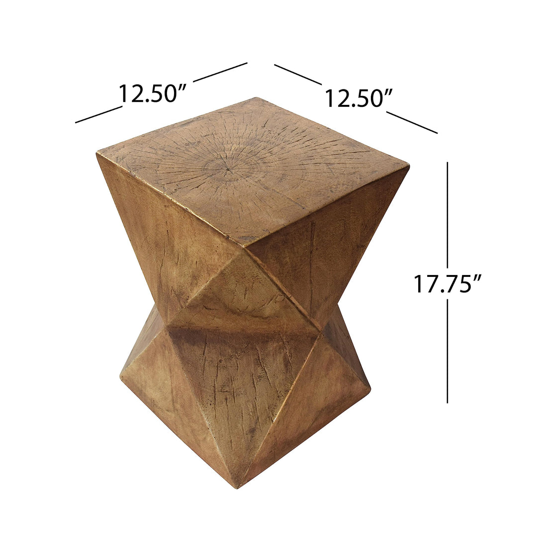 Christopher Knight Home Lux Outdoor Lightweight Concrete Accent Table