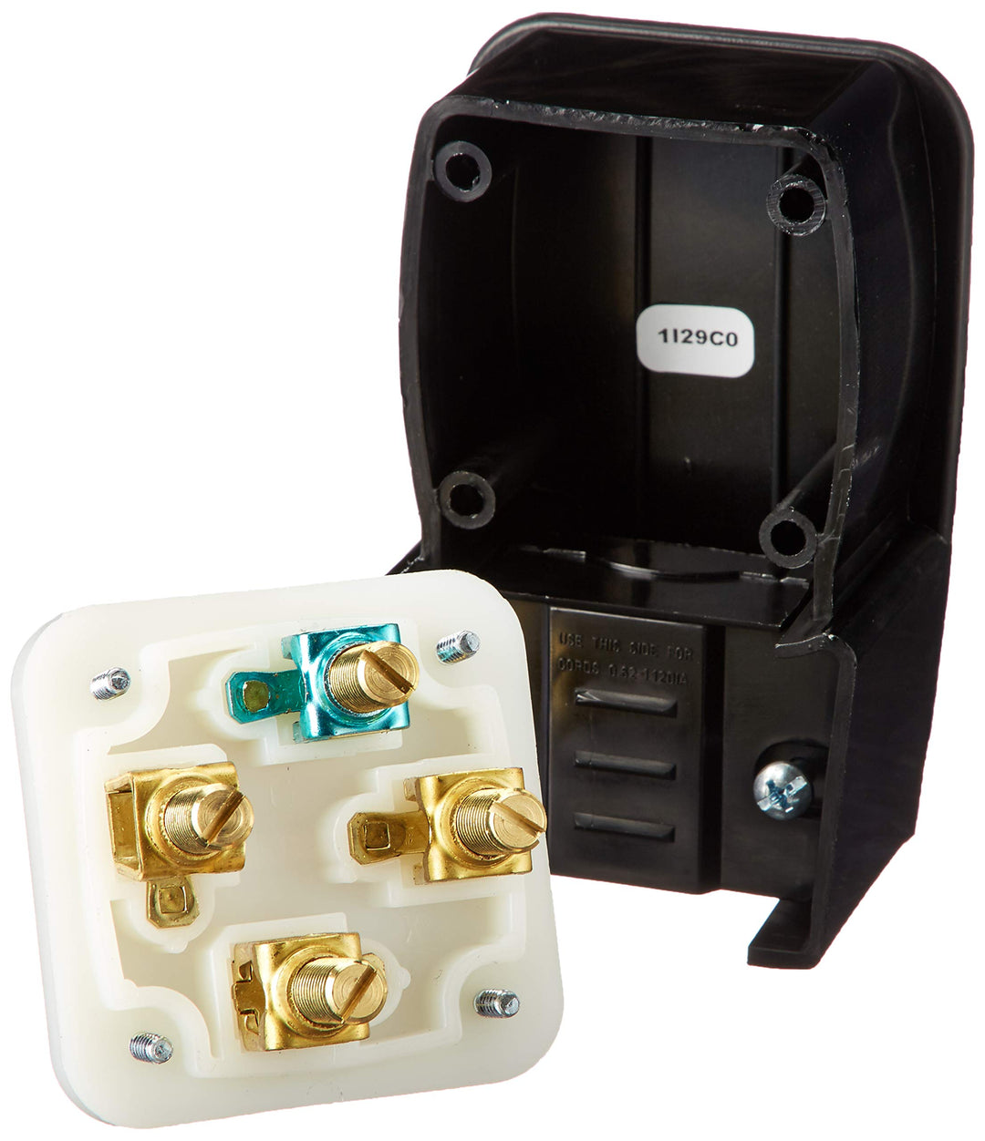 Leviton 8462-P 60 Amp 250 Volt- 3PY Straight Blade Plug Industrial Grade - Diamond Home USA