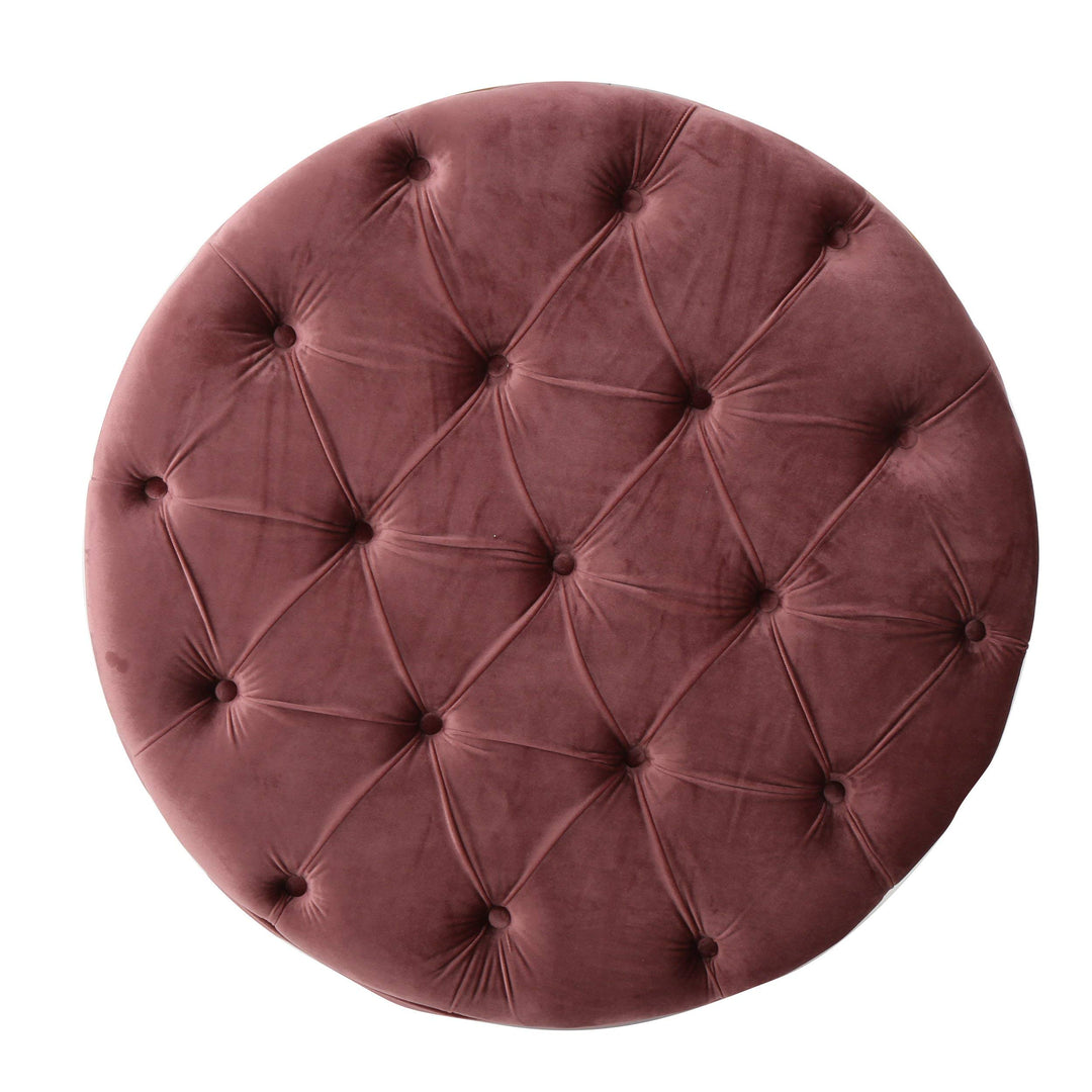 Christopher Knight Home Zelfa Velvet Ottoman 29.5” x 29.5’x 18”