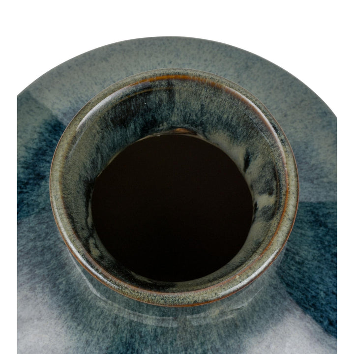 Vase Small Green Ceramic - Diamond Home USA