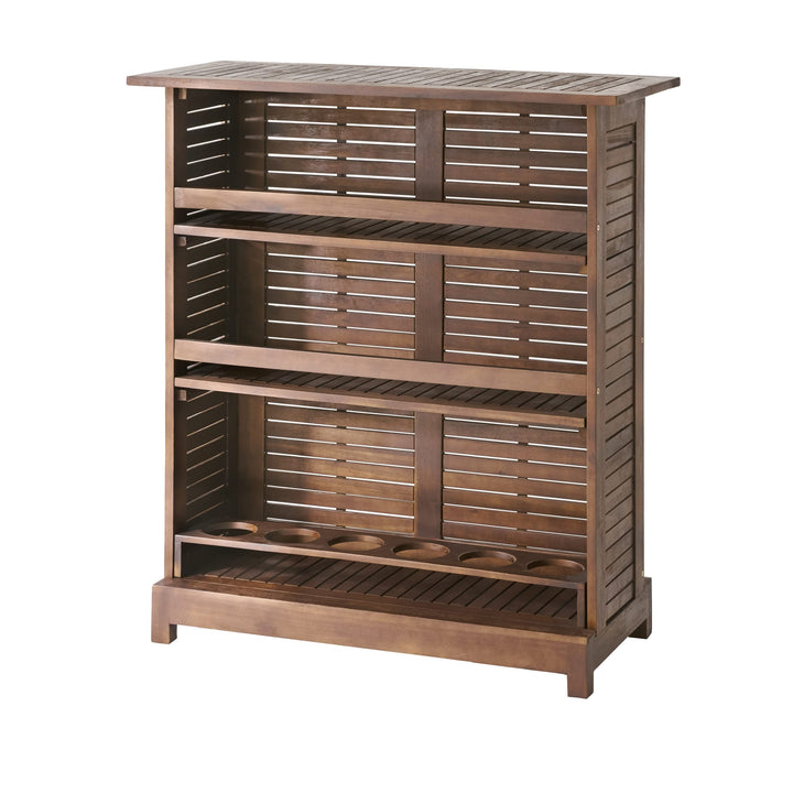 Christopher Knight Home Riviera Acacia Non-FSC KD Wood Bar Rich Mahagony - Diamond Home USA