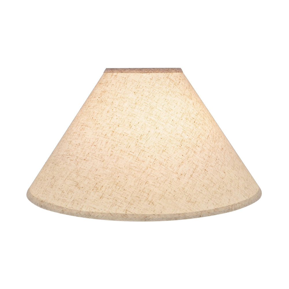 Aspen Creative 32202A Empire Spider Lamp Shade Flaxen 6" Top x 19" Bottom x - Diamond Home USA