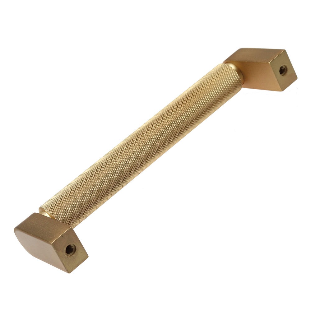 Satin Gold Solid Center 5-inch Bar Pull (Set of 10) Modern Contemporary Metal - Diamond Home USA