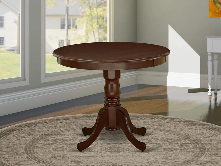 East West Furniture Kitchen Table 36x36 Inch ANT-MAH-TP