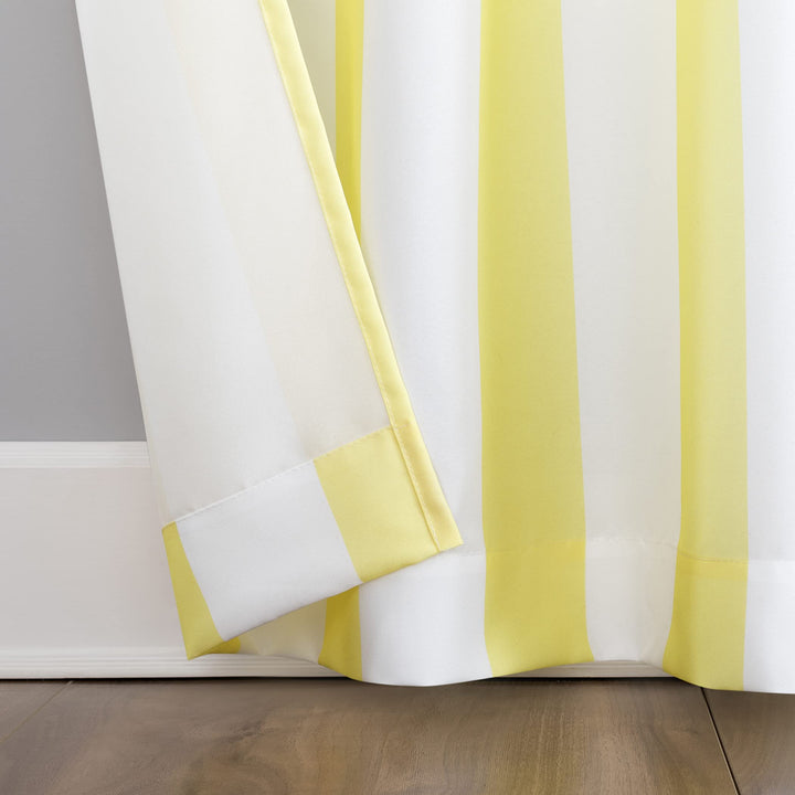 Sun Zero Valencia Cabana Stripe Indoor/ Outdoor Curtain Panel