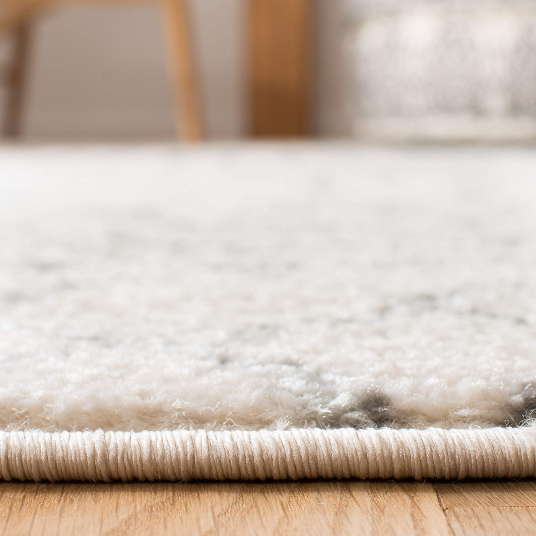 SAFAVIEH Tulum Collection 6'7" Square Ivory/Grey TUL270A Moroccan Boho - Diamond Home USA