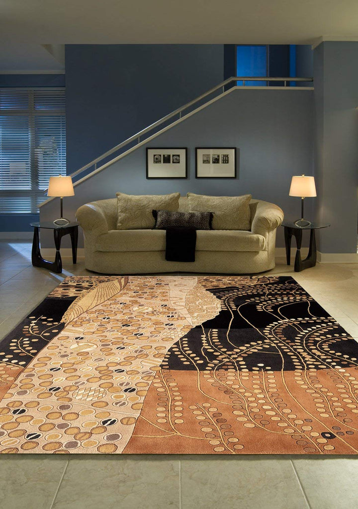 Momeni New Wave Hand Tufted New Zealand Wool Contemporary Abstract Area Rug