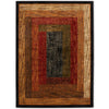 Home Dynamix Royalty Vega Contemporary Geometric Area Rug Black/Brown 9'2"x12'6" 9'2"x12'6" - Black/Red
