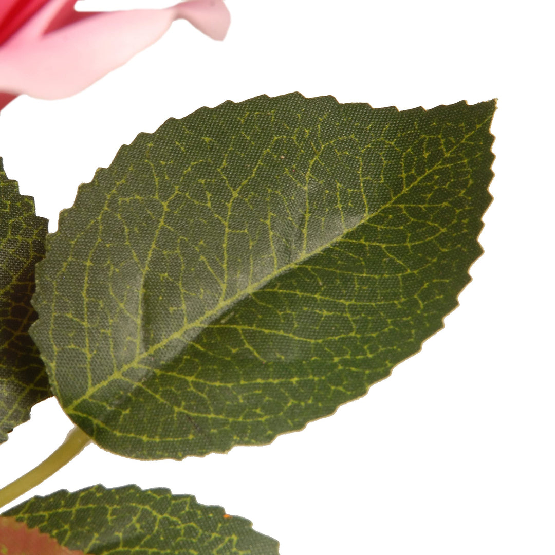 National Tree Pink 10" Potted Rose Flowers - Diamond Home USA