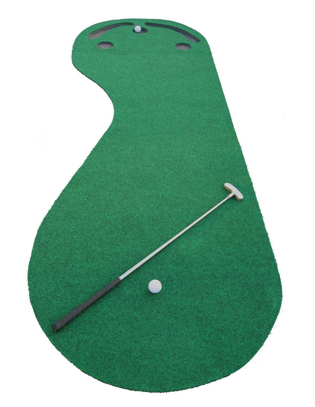 Indoor Golf Practice Cups Training Mat Putting Green Par Ball Home Office Floor