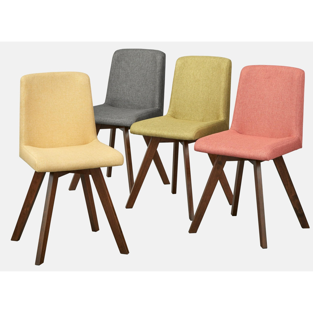 Solid Wood Dining Chairs (Set of 4) Multi Color Bohemian Eclectic Mid-Century - Diamond Home USA