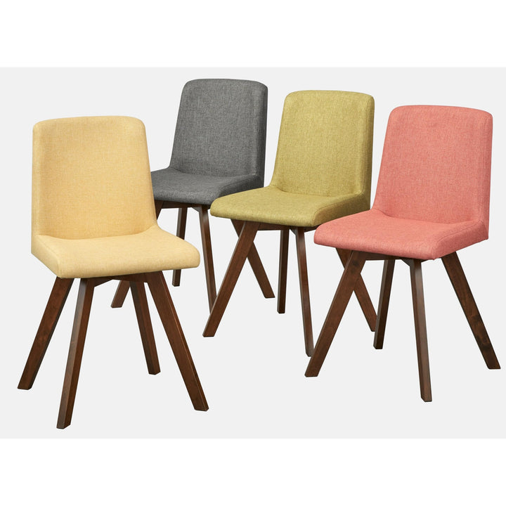 Solid Wood Dining Chairs (Set of 4) Multi Color Bohemian Eclectic Mid-Century - Diamond Home USA