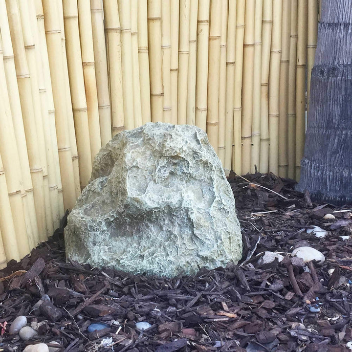 Small Landscape Artificial Boulder Rock Beige Fiberglass Fade Resistant - Diamond Home USA