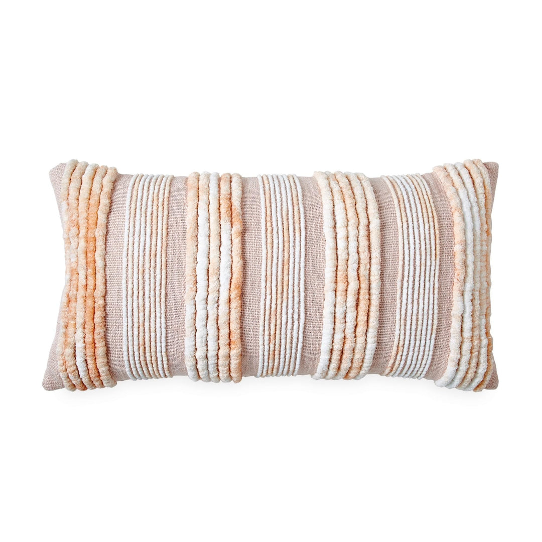 Space-Dyed Tufted Decorative Pillow Blush Single