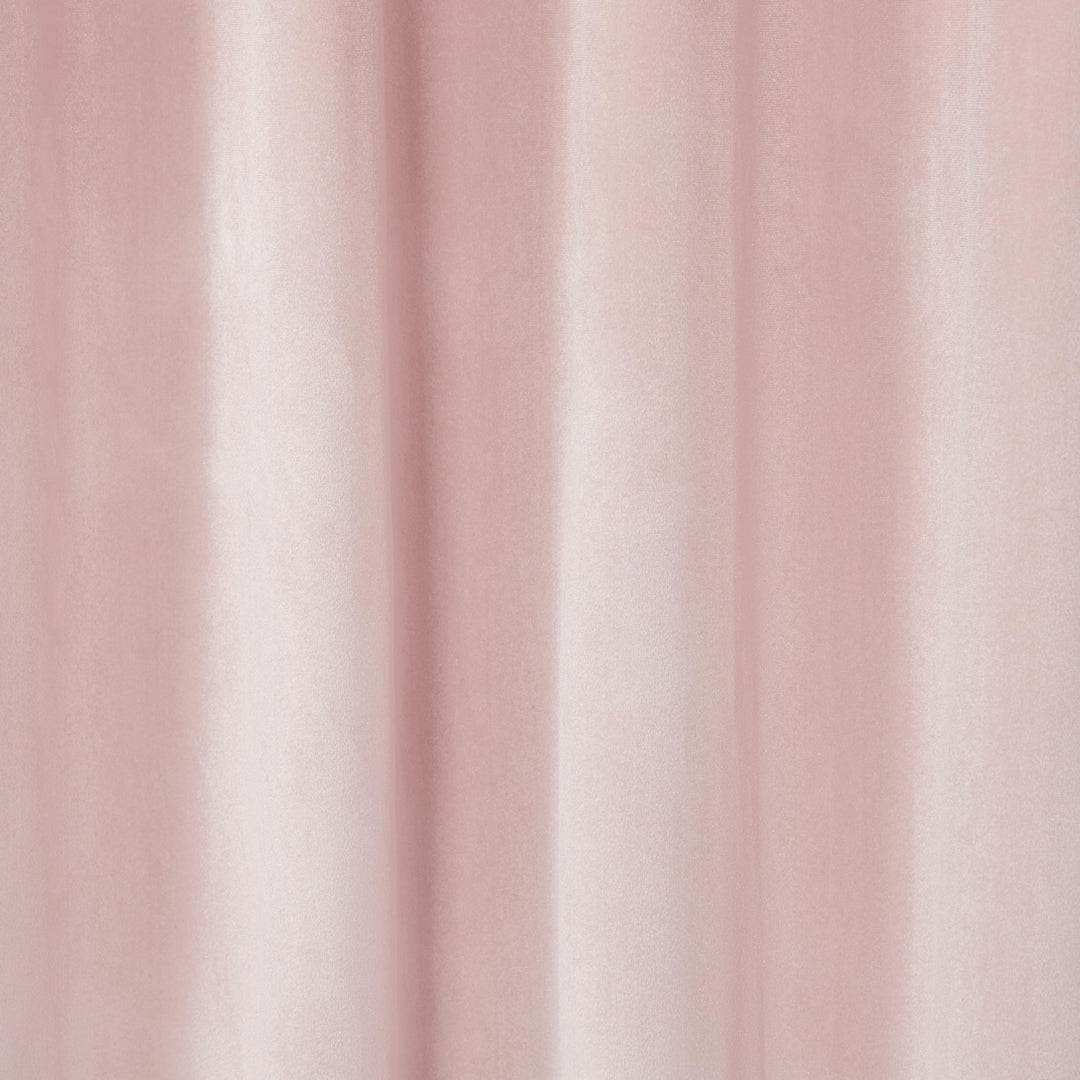 TOWN & COUNTRY LUXE Velour Solid Heavyweight Indoor Curtains Light Filtering 27X63 - Blush - Diamond Home USA