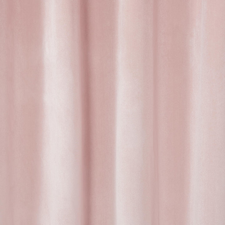 TOWN & COUNTRY LUXE Velour Solid Heavyweight Indoor Curtains Light Filtering 27X63 - Blush - Diamond Home USA