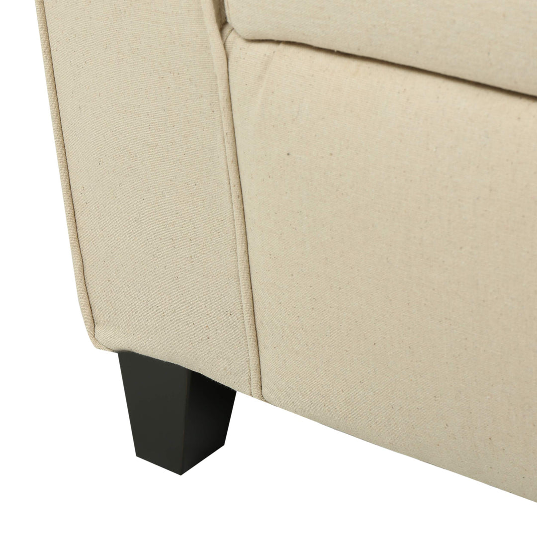 Christopher Knight Home Danbury Armed Fabric Storage Bench Dark