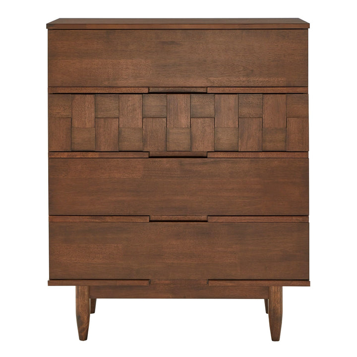 Inspire Q Kieran Mid-Century Wood 4-Drawer CST by Modern - Diamond Home USA