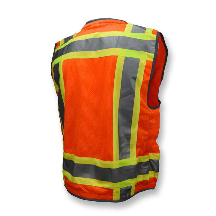 Radians SV55 Class 2 Heavy Woven Two Tone Engineer Vest with Padded Neck to - Diamond Home USA