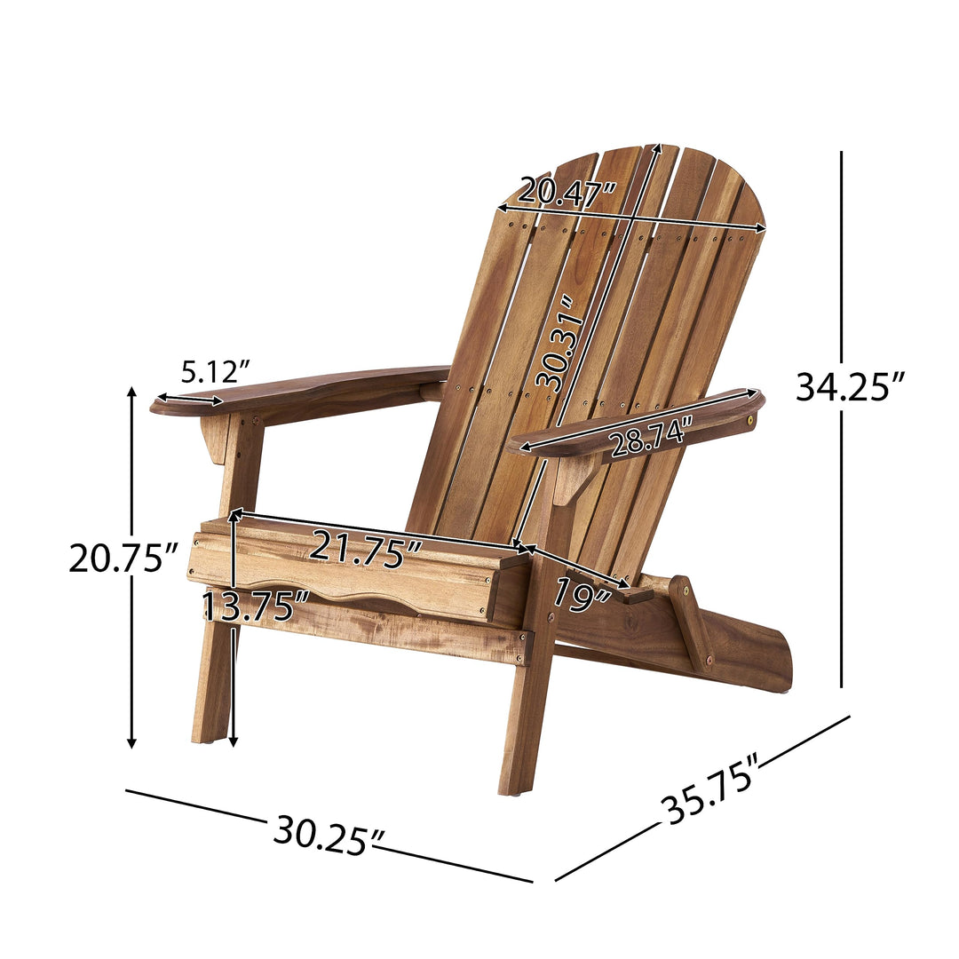 Christopher Knight Home Doris Outdoor Adirondack Chair (Set of 2)