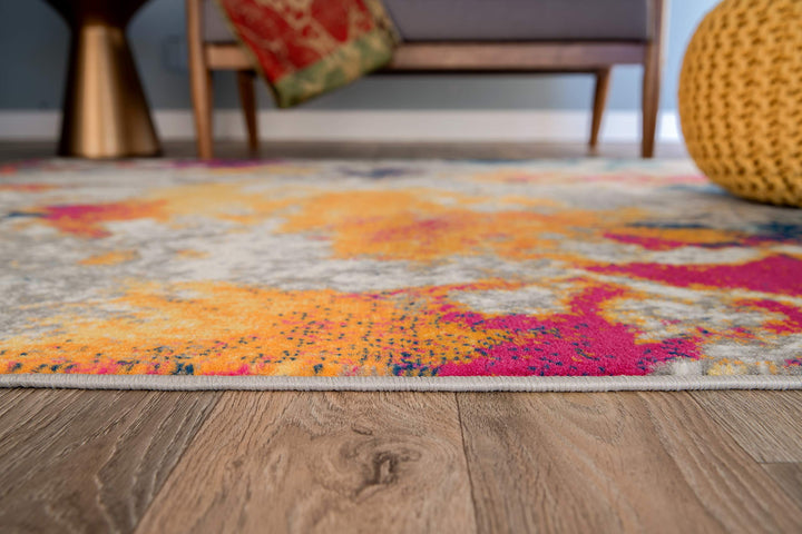 Rugshop Abstract Contemporary Area Rug