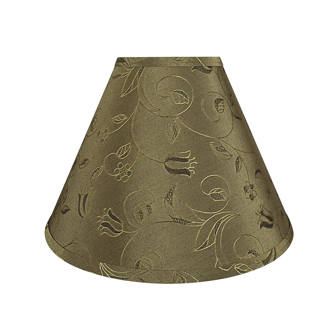 Hardback Empire Uno Lamp Shade Goldish Brown Transitional