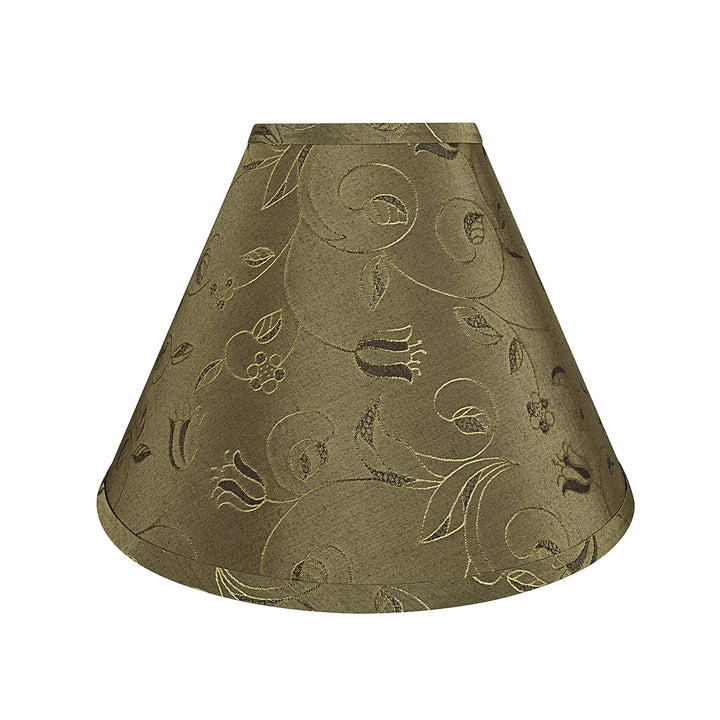 Hardback Empire Uno Lamp Shade Goldish Brown Transitional