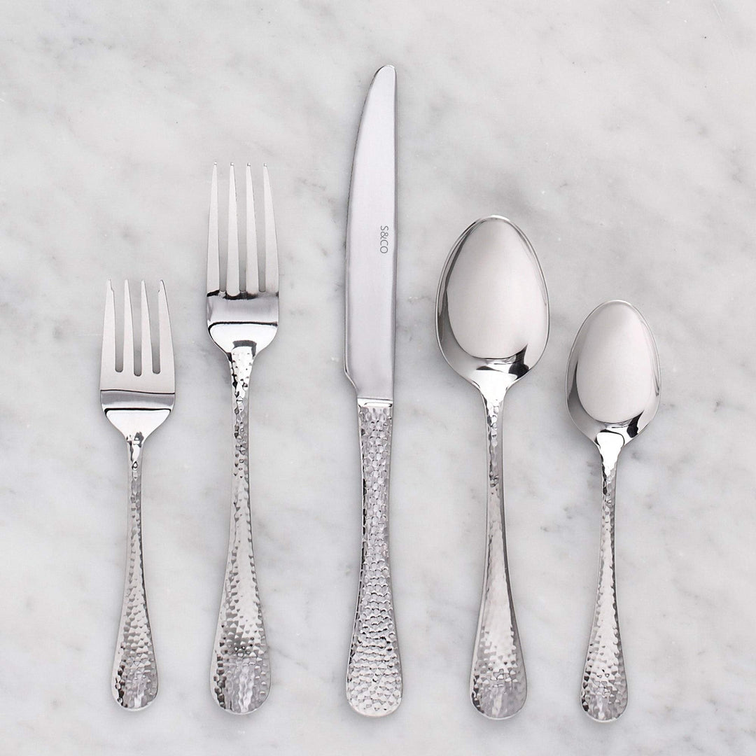 Flatware Stainless Steel 60pc Set Chicago 9" X 0'5" Modern Contemporary - Diamond Home USA