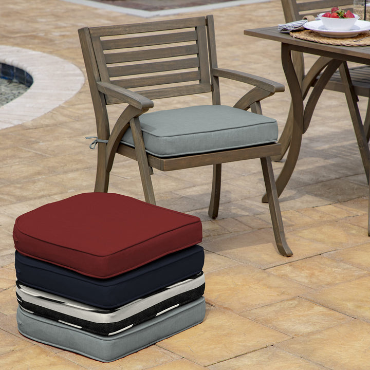Arden Selections ProFoam Essentials Outdoor Seat Cushion 19 x 20 Stone Grey - Diamond Home USA
