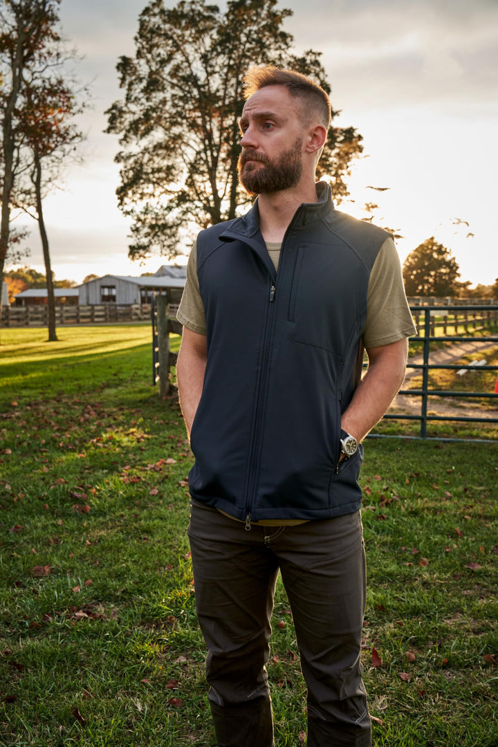 Propper Men's Icon Softshell Vest LAPD Navy Medium - Diamond Home USA