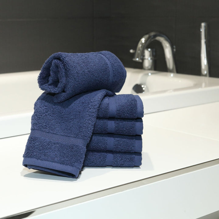 Linum Home Textiles 100% Turkish Cotton Denzi Washcloths Set of 6