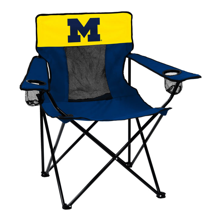 logobrands Officially Licensed NCAA Unisex Elite Chair One Size Michigan
