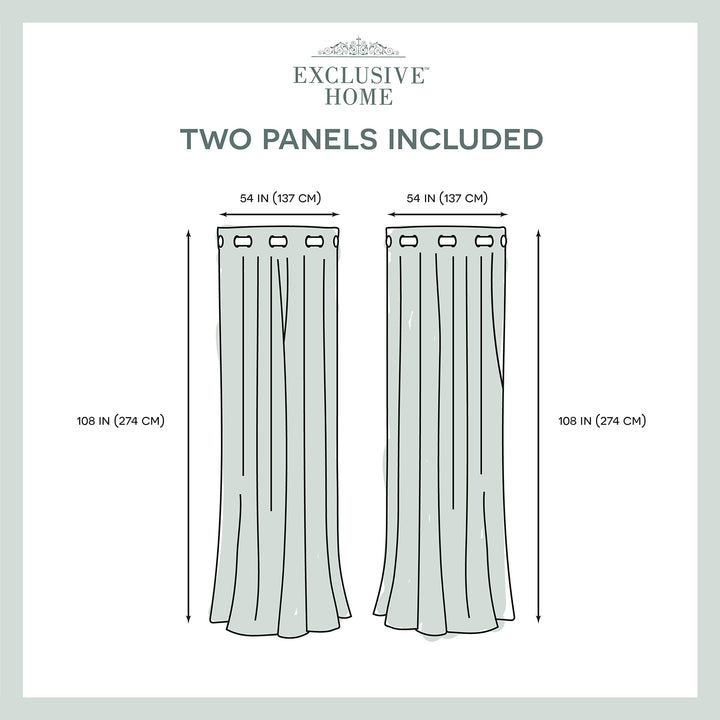 2 Piece Inch Diamond Curtains Panel Pair Set Dark