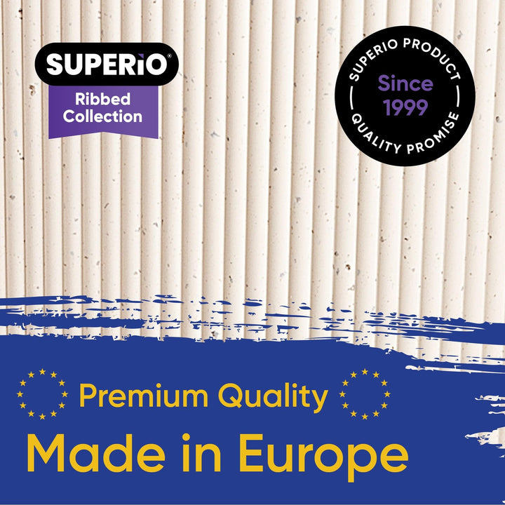 Ribbed Toilet Bowl Brush 4" w X 4" d 15" h Off/White Solid Color Modern - Diamond Home USA