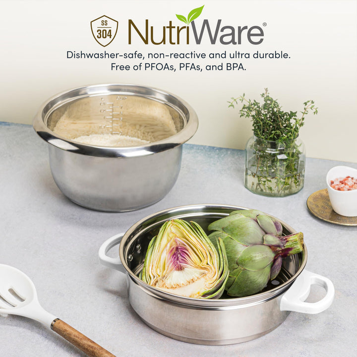 Aroma Housewares NutriWare 14-Cup (Cooked) Digital Rice Cooker and Food - Diamond Home USA