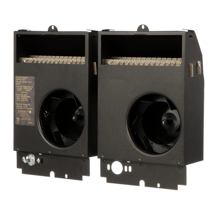 Cadet Com-Pak Twin Electric Wall Heater Assembly Only with Thermostat (Model: