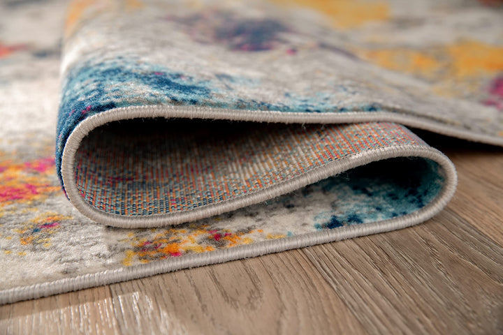 Rugshop Abstract Contemporary Area Rug